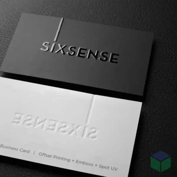 Embossed Business Cards 1