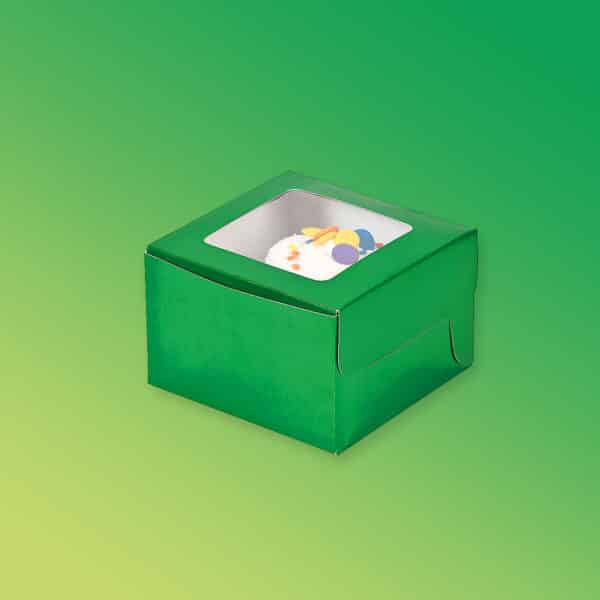 Green Cake Boxes