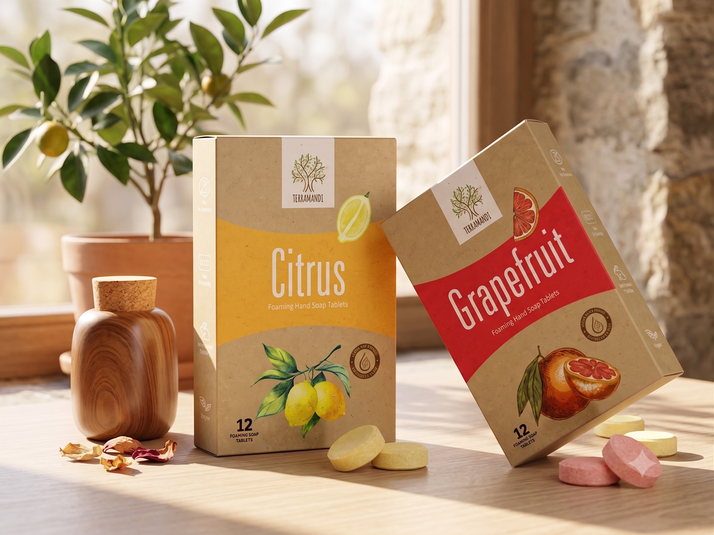 Eco-Friendly Kraft Foaming Soap Tablet Packaging Boxes | Custom Printed Soap Boxes - Image 3 Eco-Friendly Kraft Foaming Soap Tablet Packaging Boxes | Custom Printed Soap Boxes - Image 3